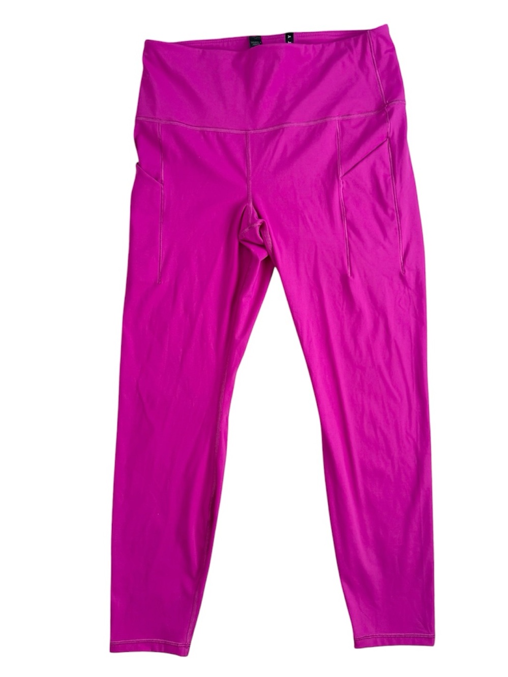 Savage + Fenty Sport Dark Pink Magenta Side Pockets Capri Pants Size Large